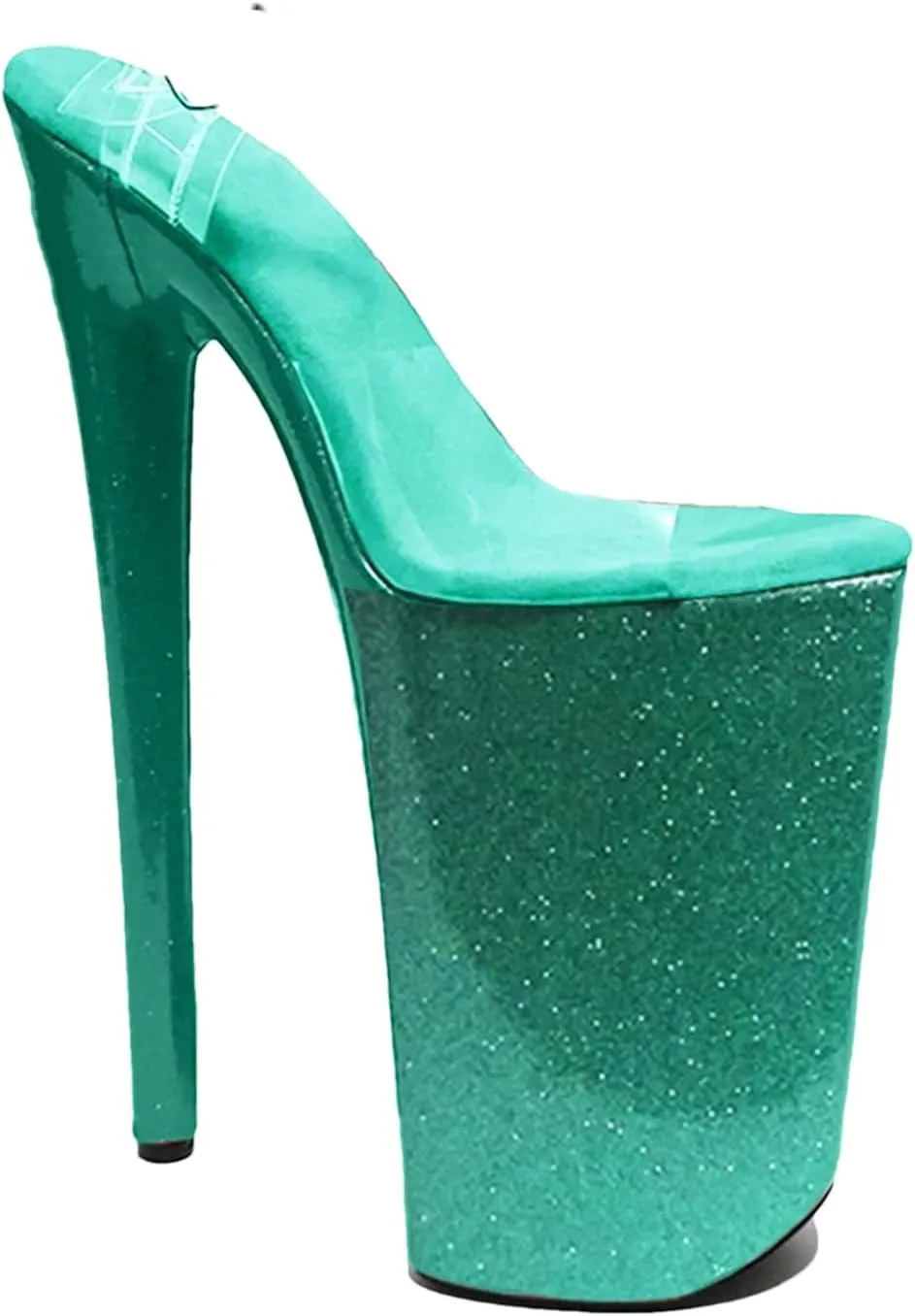 Women's 9"/23cm Crystal Sandals - Wrap Platform Pole Dance Sexy Shoes