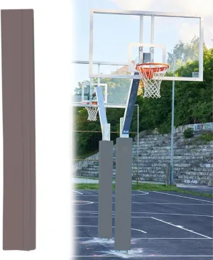 Wrap Around Basketball Pole Padding, Height 3 4 5 6 Feet Sports Courts/Playground/Basement Rod Padded with Nylon Fasteners, All-Weather Basketball Hoop Cover
