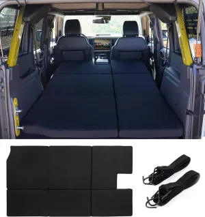 Xprite Bronco Mattress, 1.6-Inch Thick Premium Foam Bed Pad, Portable Foldable Trunk Sleeping Platform Compatible with 2021-2024  Ford Bronco 4 Door Camping Accessories