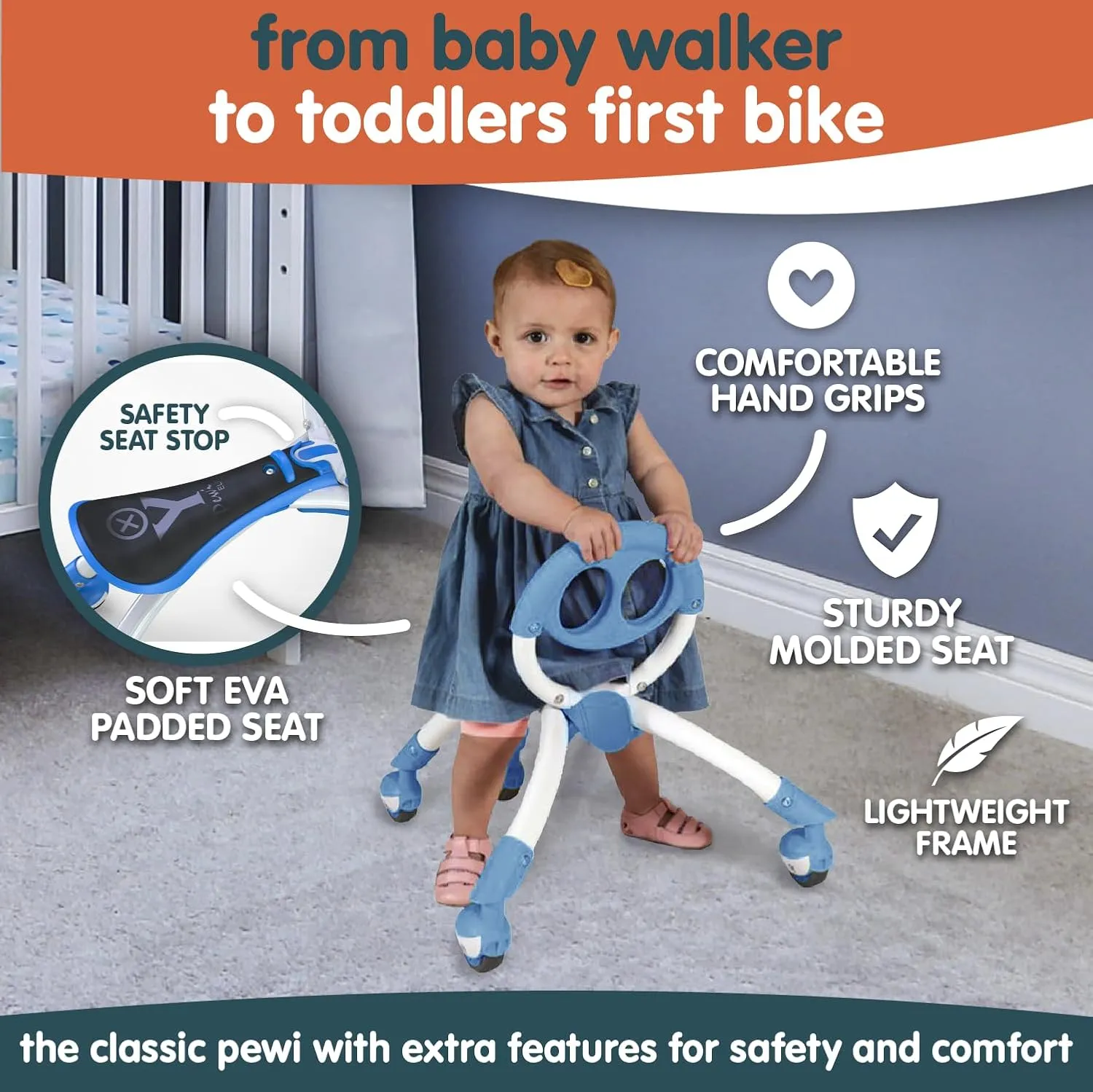 YBIKE Pewi Elite Bike Walking Ride On Toy