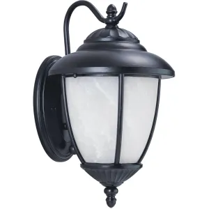 Yorktown Black LED Outdoor Wall Lantern