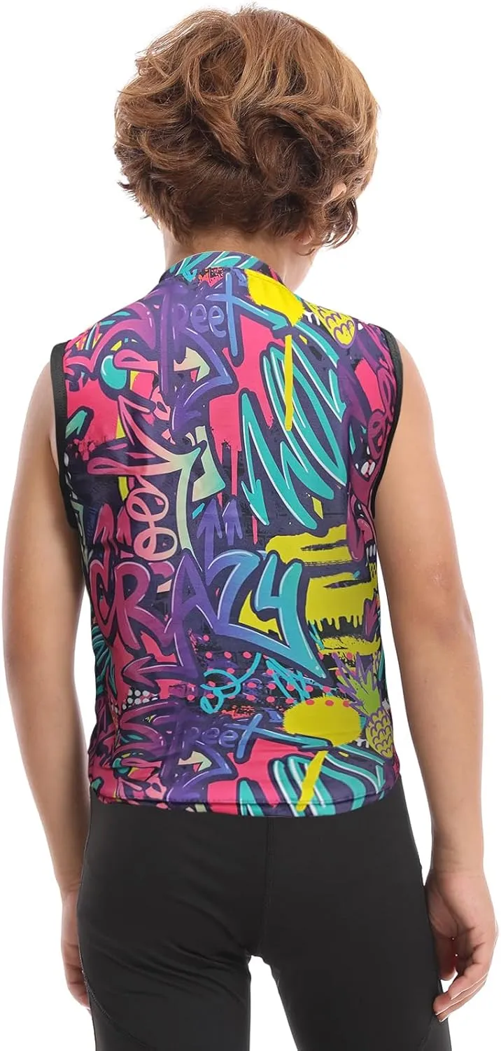 Youth Kids Baseball Chest Protector Shirt, Softball Heart Guard Sternum Protection Undershirt for Football, Lacrosse